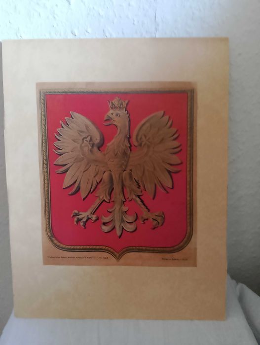 Orzeł w koronie godło II RP
