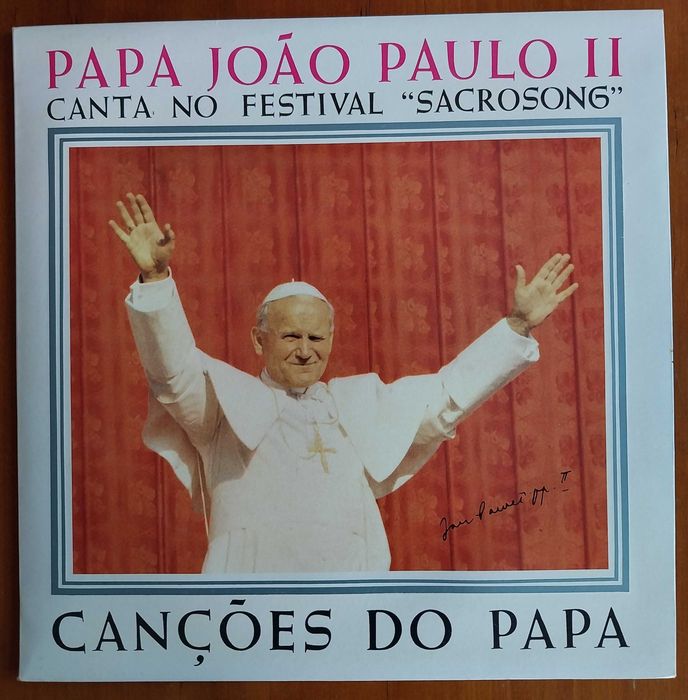 vinil: João Paulo II “Canções do Papa - Canta no Festival Sacrosong”