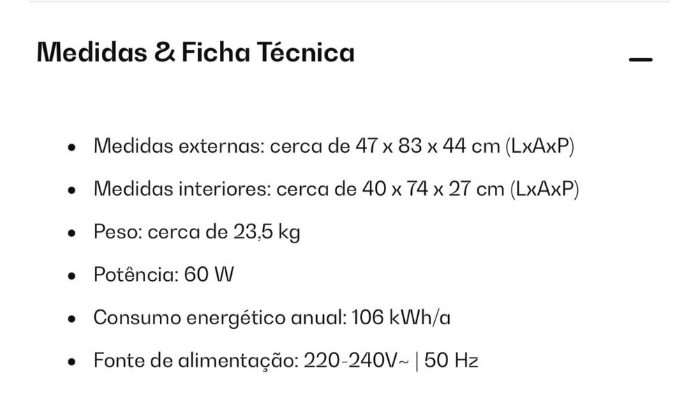 Frigorífico Klarstein Beekeeper 93L Prateado