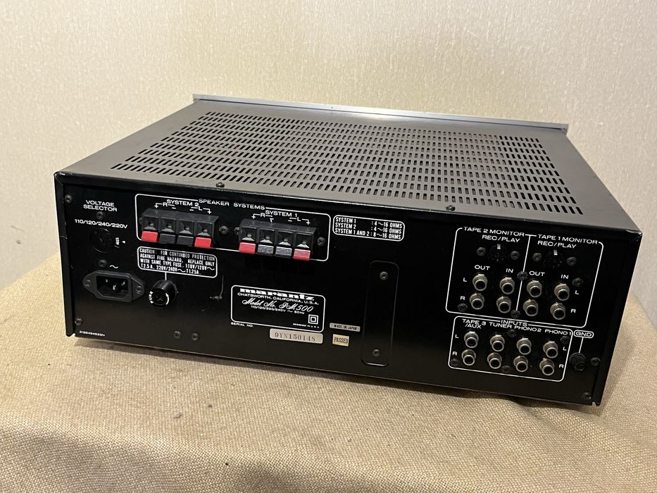Аудиофильский предтоповый HI-FI усилитель MARANTZ PM-500 (2х83Вт/9,5кг)