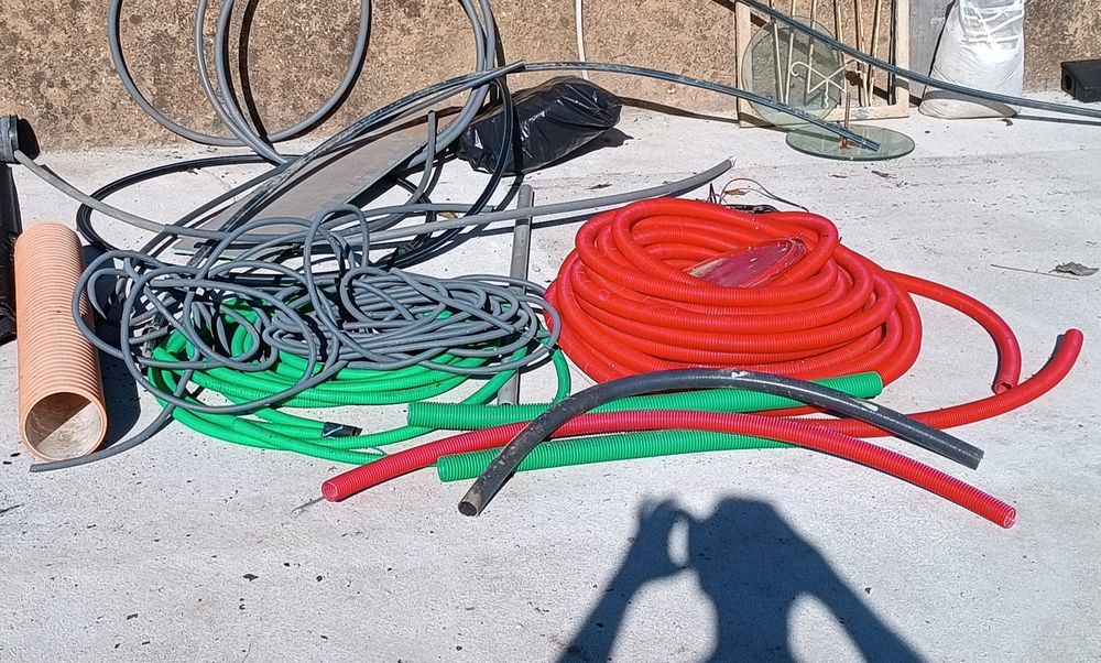 Tubos variados para eletricidade