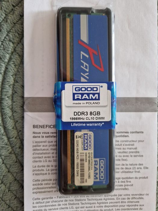 Zestaw pamięci RAM DDR3 – 2x4GB GoodRam + 8GB + 8GB + 4GB