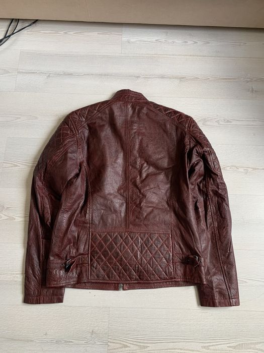 diesel leather jacket - купить мужскую одежду - Цена на OLX.ua