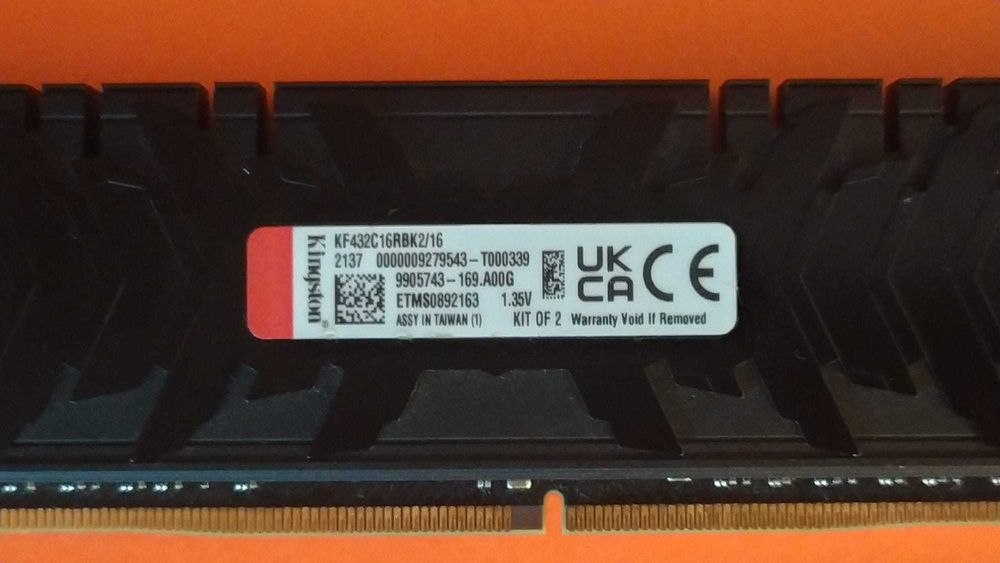 Memoria DDR4 3200Mhz 2x8Gb Kingston Fury Renegade