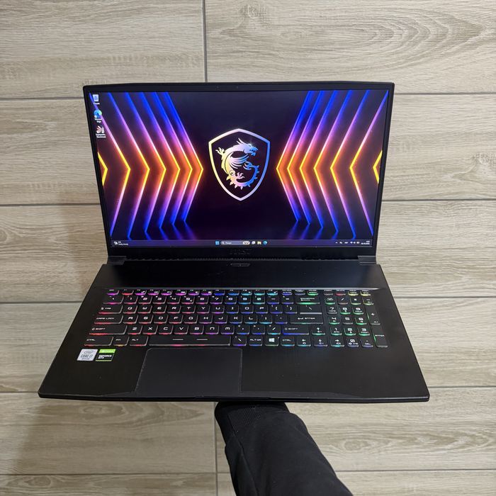 Ігровий ноутбук MSI i7 10750, Gtx 1660Ti 6Gb, 144Hz екран