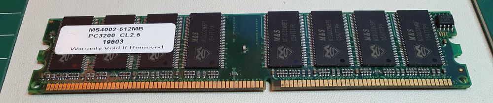 512MB DDR RAM Module MS4002 PC3200 CL2.564752385393538120