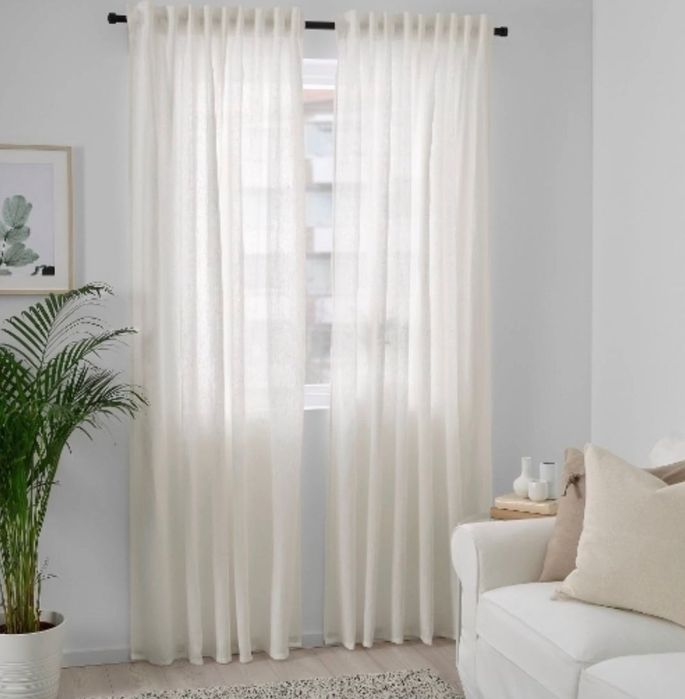 Льняные шторы AINA IKEA 2,5 м