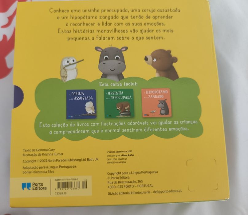 Caixa 3 Livros: Eu e as minhas emoções