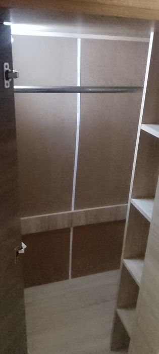 Дитяче ліжко горище з столом та шафою 3в1