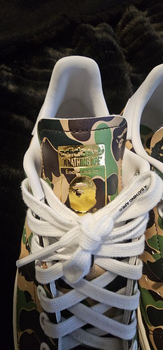 Sapatilhas Adidas Stan Smith BAPE 40,5