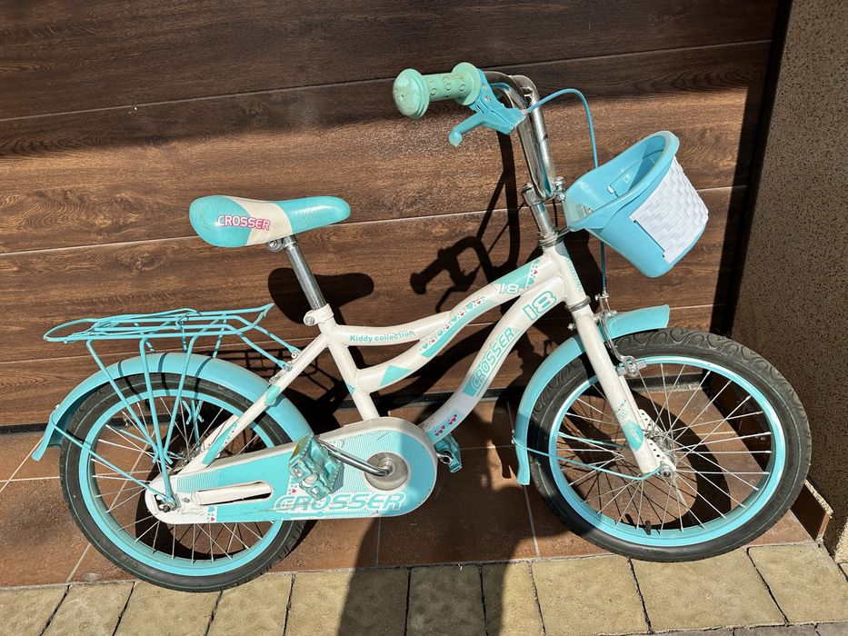 Дитячий велосипед Crosser 18" з кошиком – у гарному стані