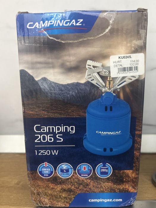 Campingaz totalmente novo 206S sem botijas, 1 bico “fogão”