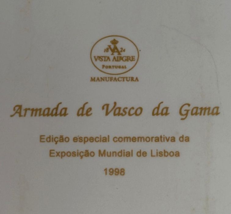 Prato Oitavado "Armada de Vasco da Gama" - Vista Alegre