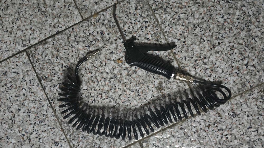 Mangueira de ar extensível com pistola