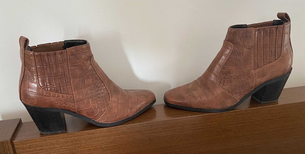 Bota senhora castanho claro, Mango