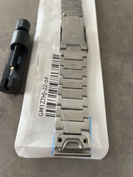 Титановий ремінець браслет GARMIN 22 mm