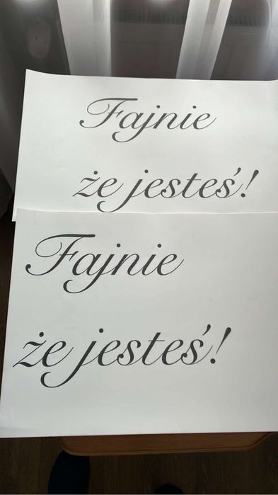 Eleganckie naklejki ślubne