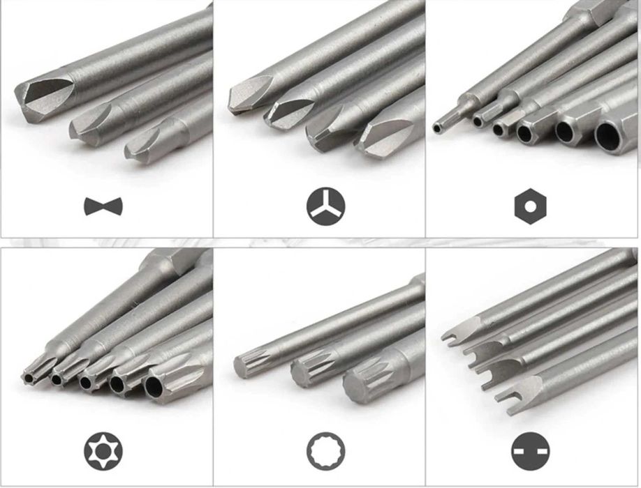 набір біт в кейсі 50 шт набор бит в кейсі