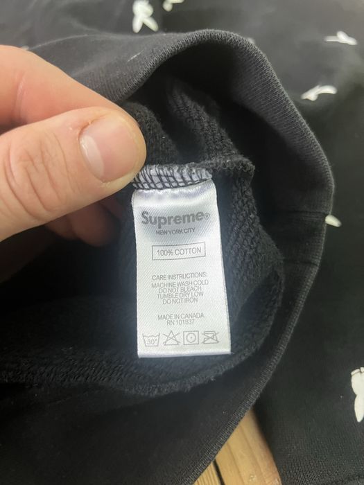 Худи supreme monogram play-boy