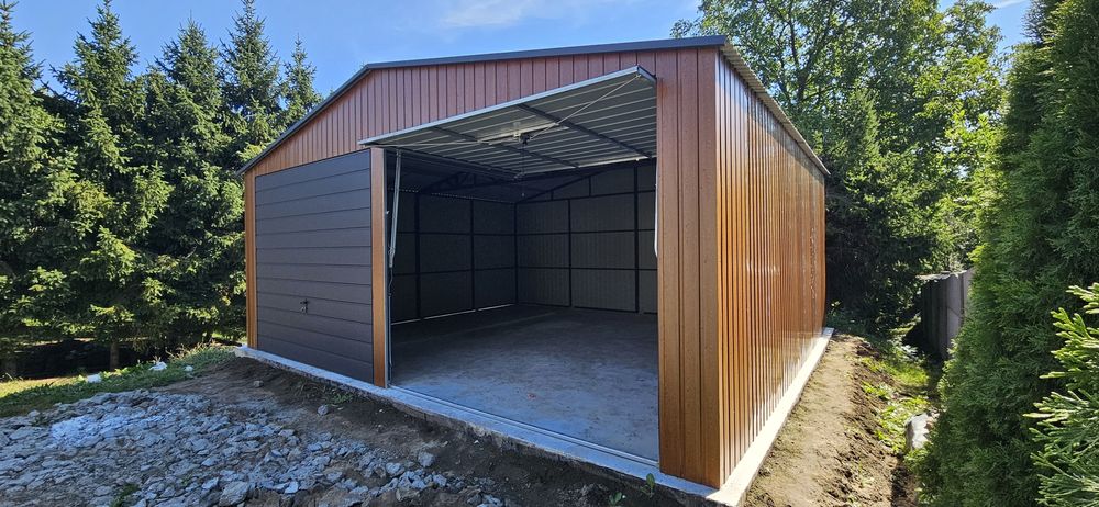 GARAŻ Drewnopodobny Hala Wiata Rolnicza Budka ogrodowa Magazyn Blaszak - Widok 2