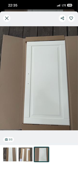 2 x front Bodbyn Ikea