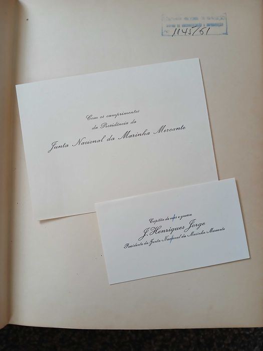 I e II Congressos Nacionais da Marinha Mercante - documentação
