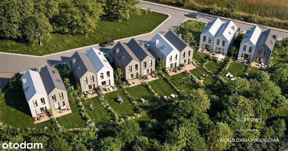 Nowe Subkowy - Twój nowy dom przy lesie | 85 m² | blisko Tczew Gdańsk