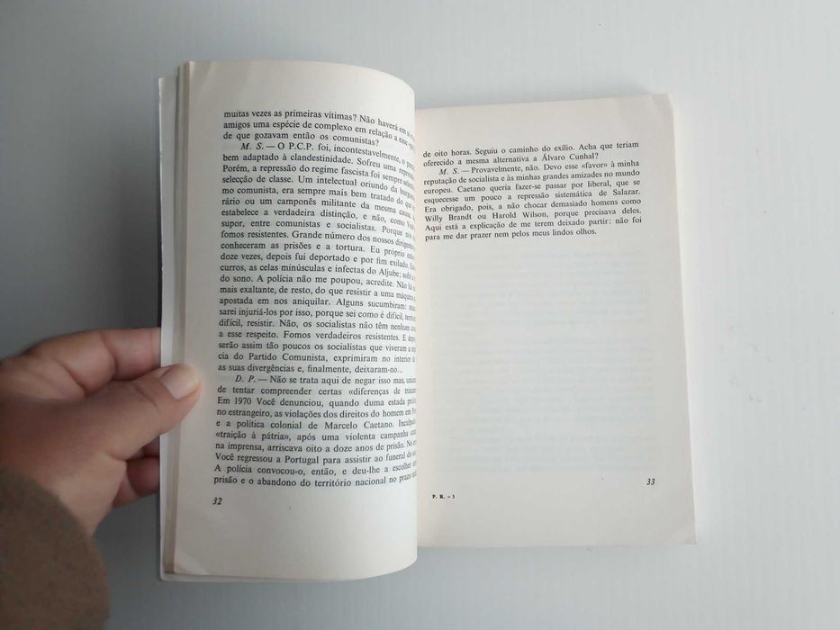 Livro "Portugal: Que Revolução?", Mário Soares, Diálogo com D. Pouchin