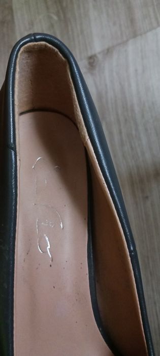 Szare eleganckie szpilki rozm.38