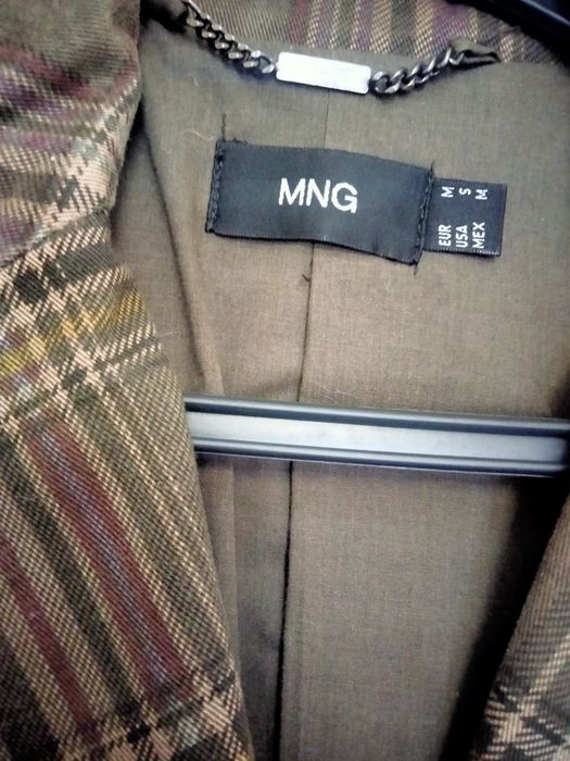 Casaco Xadrez da Mango