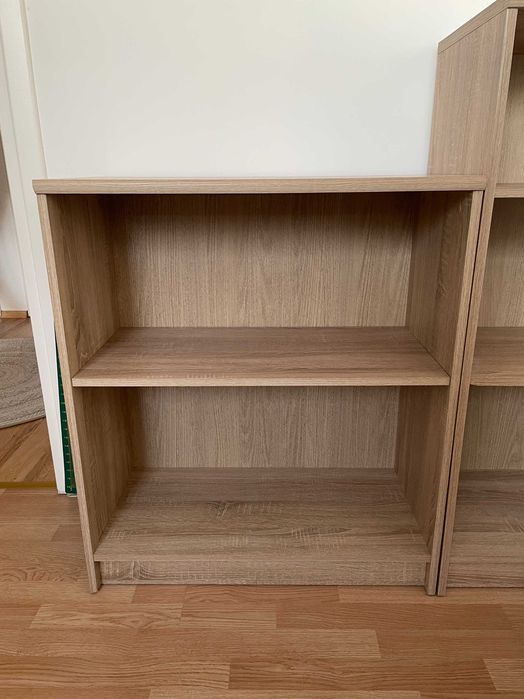 Regał Agata Meble wys. 86cm z płyty dąb sonoma, stan bdb