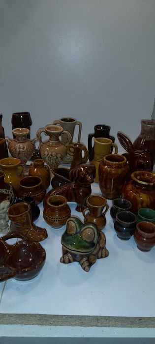 Kolekcja ceramiki z lat 60 większość to antyki 63 szt.