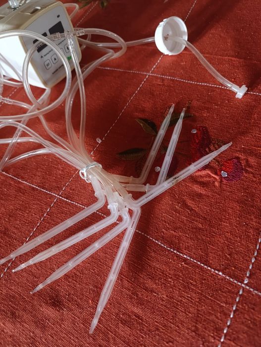 Kit de rega automática para 7 plantas