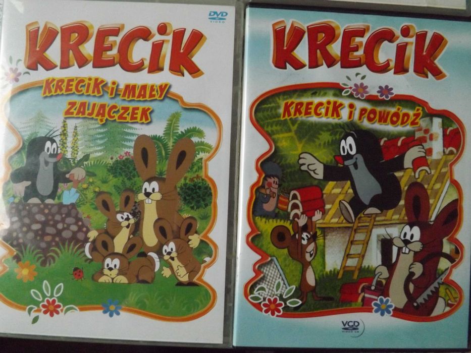 Krecik, bajka, dvd, VCD, film bez przemocy