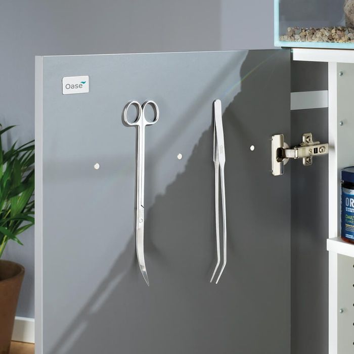 Oase ScaperLine 100 Set szary akwarium 45° + szafka