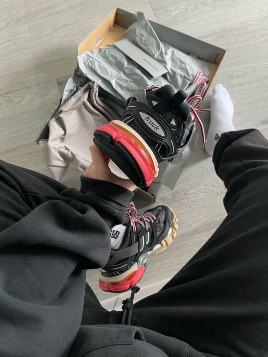Найкраща Якість! Balenciga Track Black Grey Ref/ Баленсіага трак кроссовки