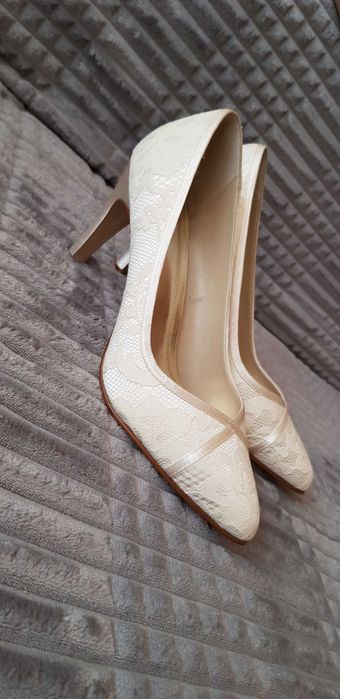 szpilki buty ślubne RAINBOW CLUB