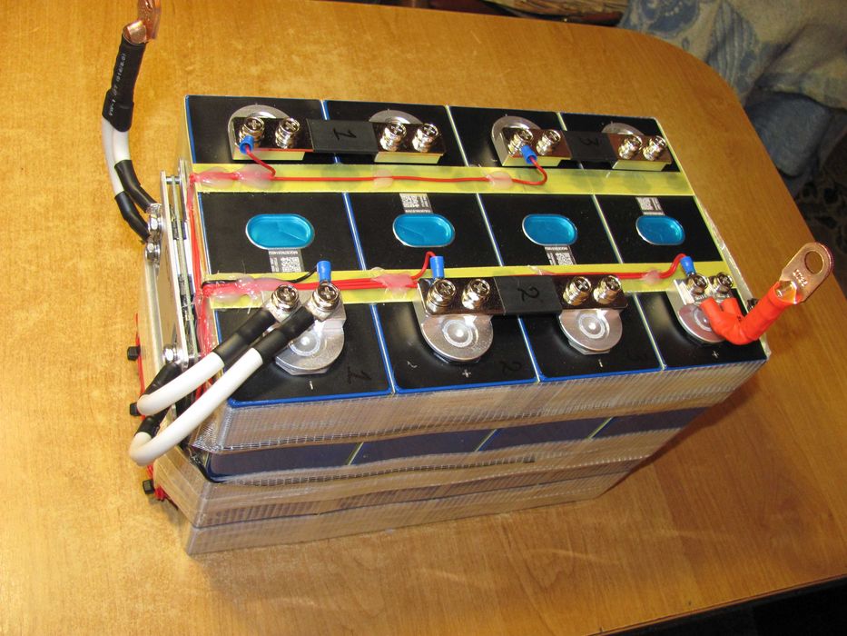 Акумулятор 12V EVE 280 Ah та 314Ah LiFePo4 зібраний на BMS JK-B2A8S20P