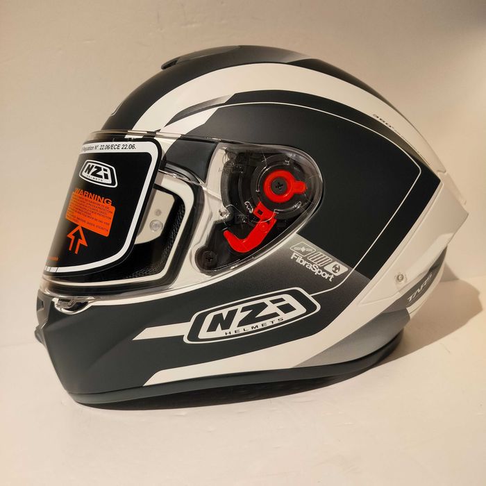 Capacete NZi Trendy 3 rapid c/viseira escura+transparente mota novo