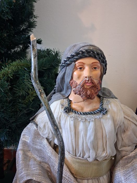 Presépio e árvore natal