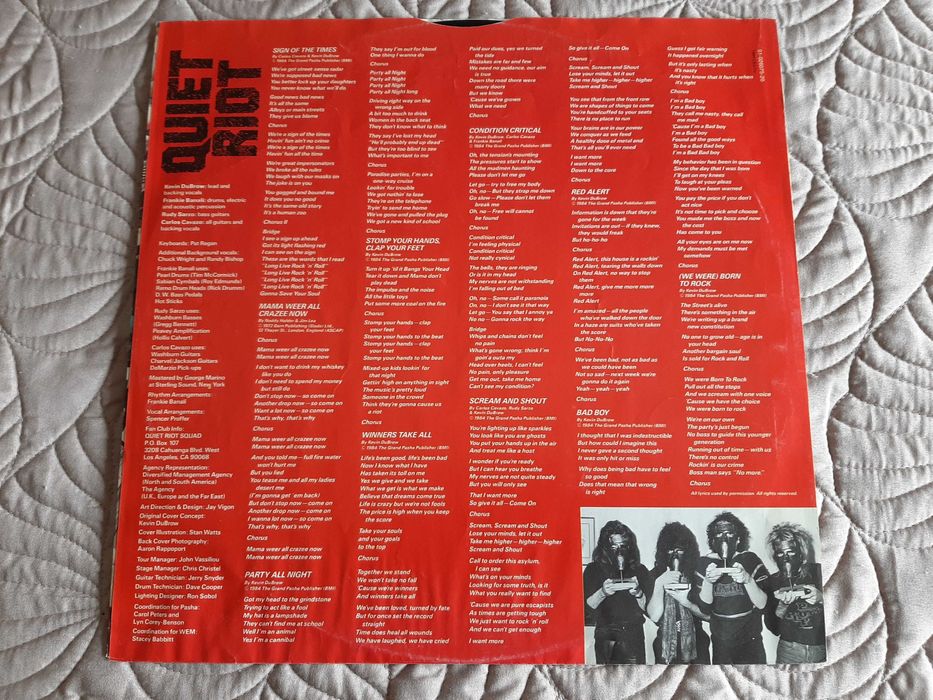 Quiet Riot - Condition Critical - Europa - Vinil LP