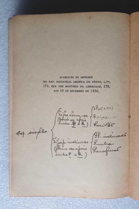 Curso Elementar Física de 1936 (para o curso geral dos Liceus)