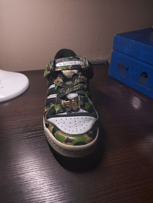 Кросівки bape x adidas forum 84 low