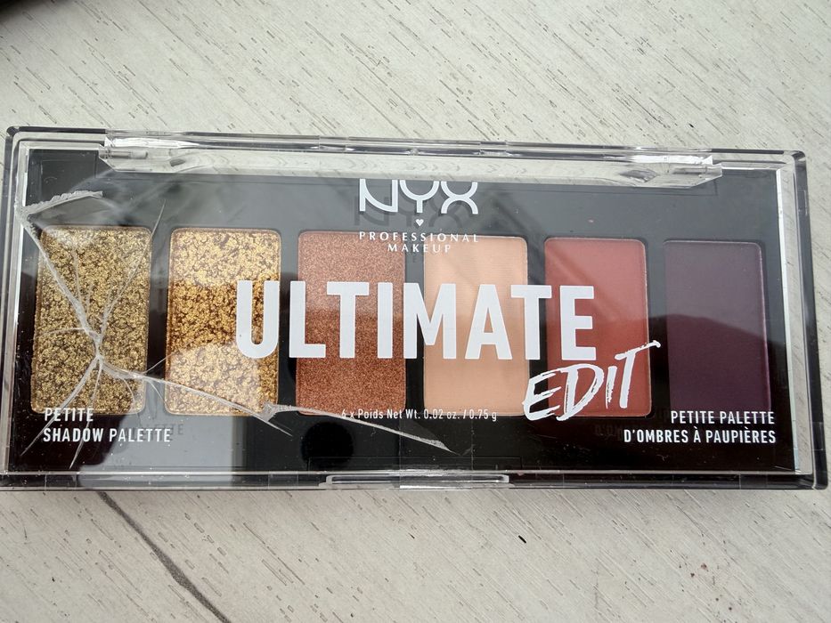 Нова палетка NYX 6 кольорів