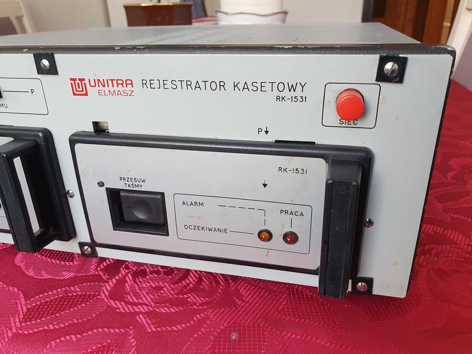 Stary zabytkowy rejestrator kasetowy magnetofon Unitra elmasz RK-1531
