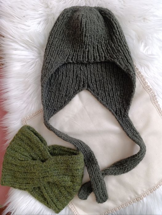 Капор квіти ексклюзив в'язаний Капор Балаклава