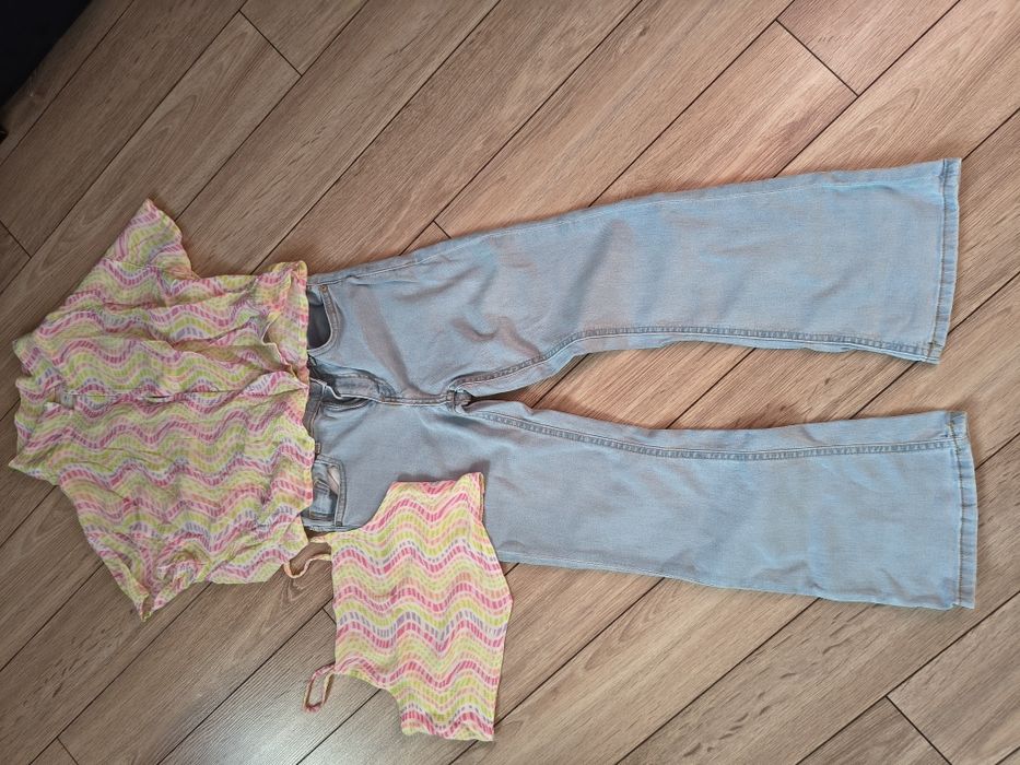 Mega Paka 134 dla małej Damy Zara Mango ubrania Radom paczka zestaw komplet ubrań