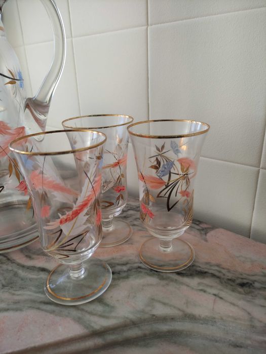 Serviço de Água _ Caneca e 6 copos