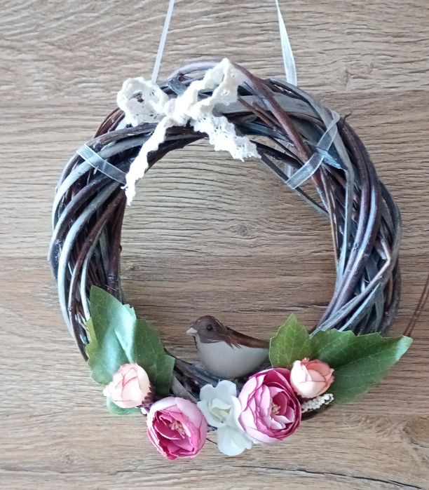 Wianek wiosenny Handmade