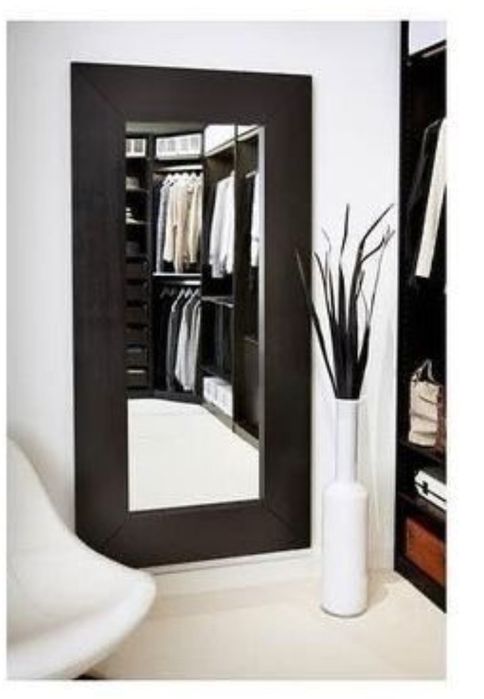 Espelho IKEA grande preto